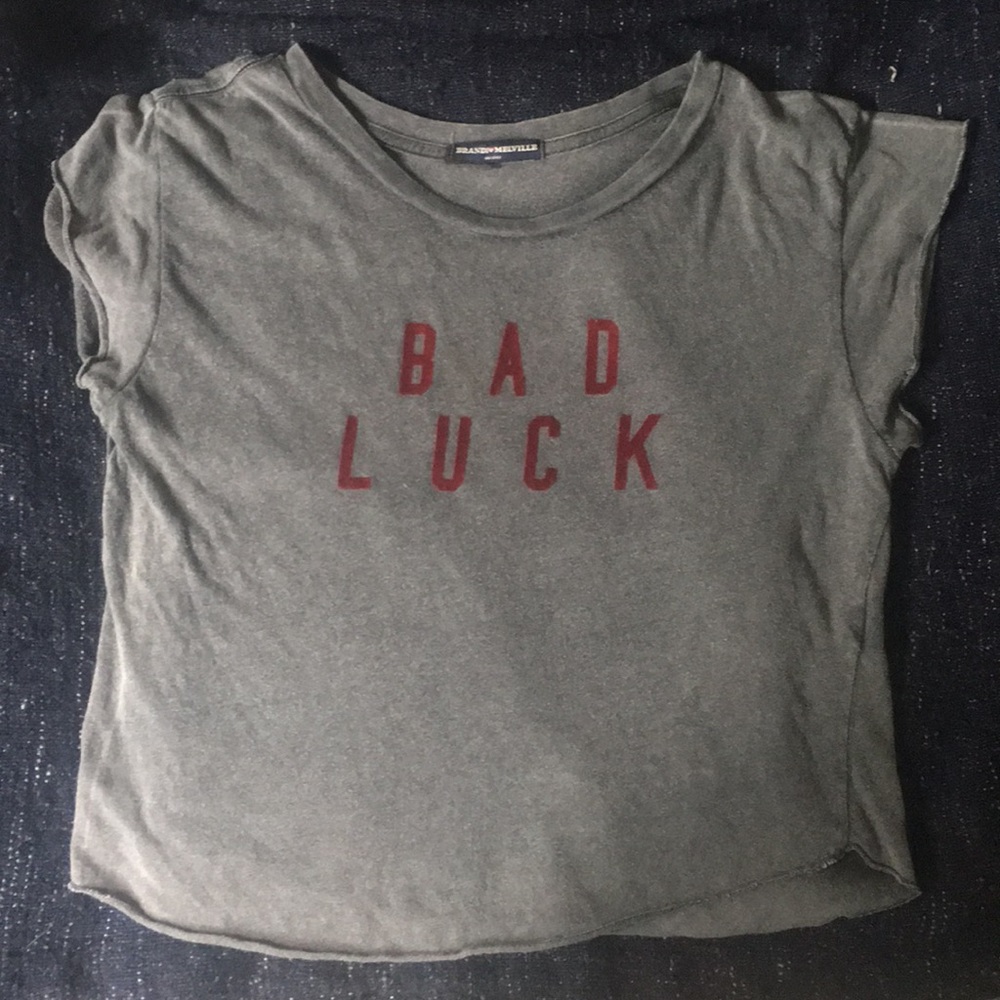 Brandy Melville Bad Luck crop top